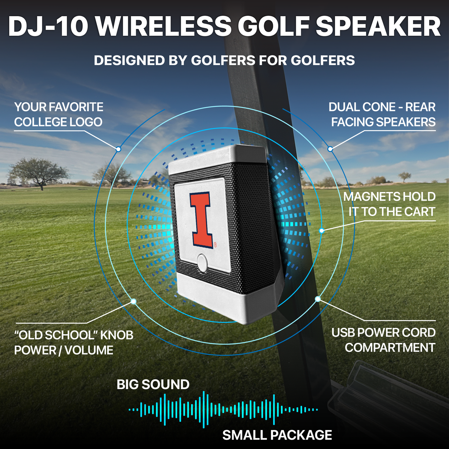 DJ-10 Wireless Speaker - Illinois