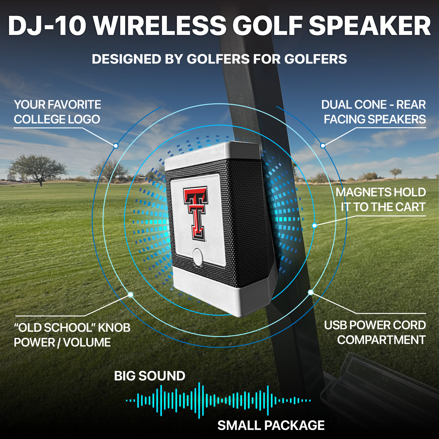 DJ-10 Wireless Speaker - Texas Tech