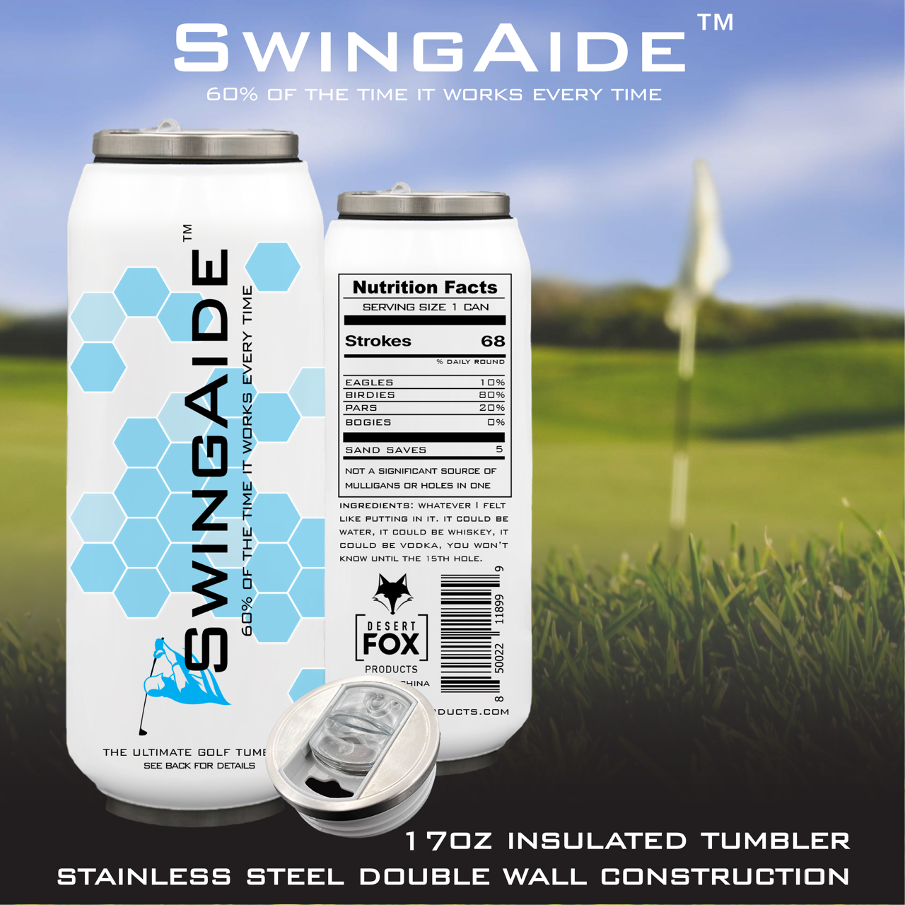 SwingAide - Stainless Steel Drink Tumbler